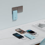 Q 10000mAh Power Bank, Slim Portable Charger, 4 Output External Battery Pack - Image 2