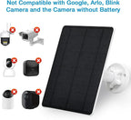 Solar Panel for Security Camera, 5W USB Solar Panel for Cameras DC 5V, Camera - Image 5