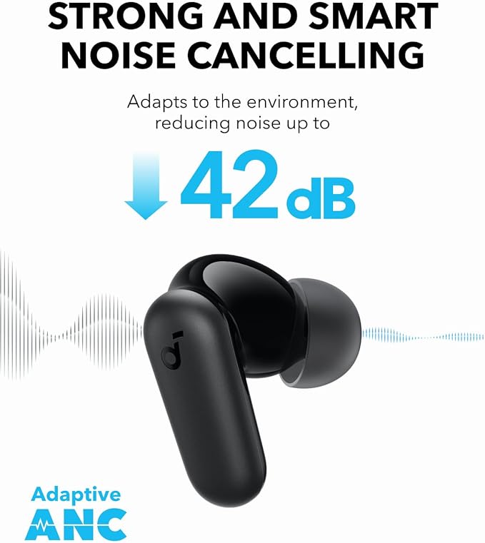 Soundcore P30i by Anker Noise Cancelling Earbuds, Strong and Smart Noise - Image 6