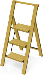 Taranta 3 Step Ladder, Lightweight Aluminum Step Stool by TARANTA