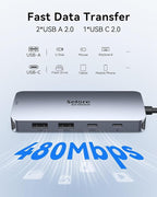 USB C Docking Station Dual Displayport Monitor, USB C Hub Displayport - Image 6