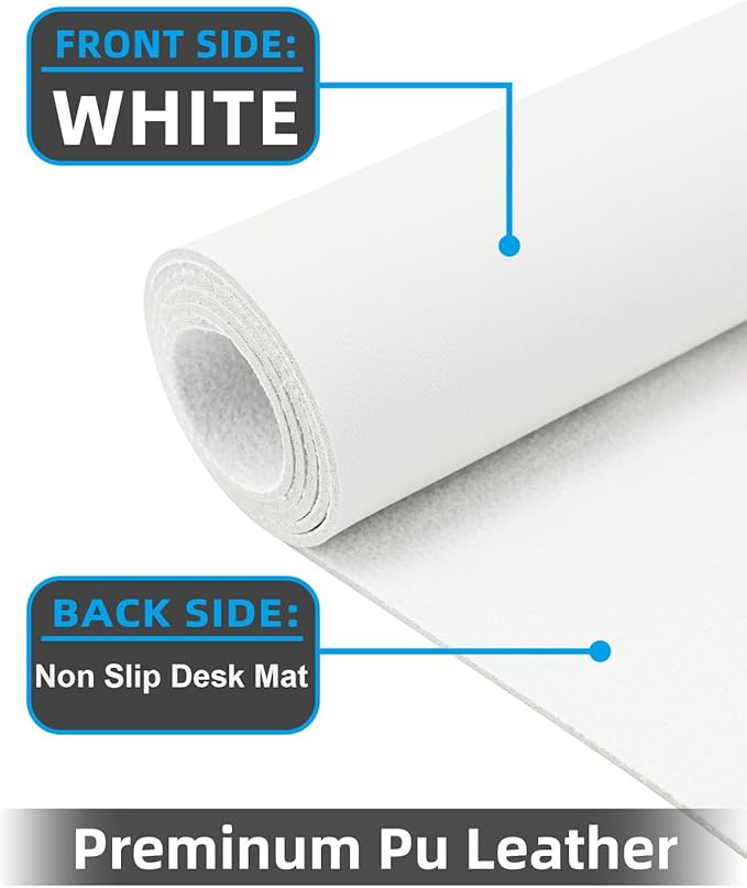 Desk mat Large, Leather Desk Pad Protector, Office Desk Mat, Mouse Pad - Image 2