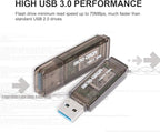 INLAND Micro Center SuperSpeed 5 Pack 32GB USB 3.0 Flash Drive Gum Size Memory - Image 5