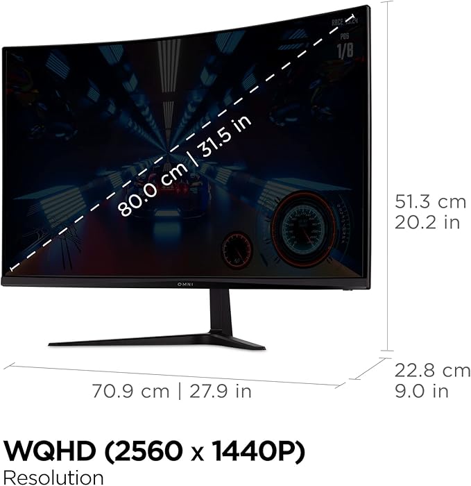 ViewSonic VX3218C-2K 32 Inch Curved 1440p 1ms 165Hz Gaming Monitor - Image 5