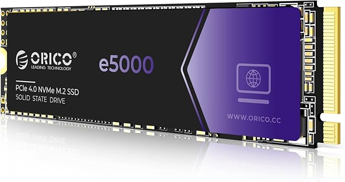 ORICO e5000 1TB SSD M.2 NVMe 2280 PCIe Gen4 5100MB/s Internal Solid State Drive by PioneerDataSolutionPowerYourFuture