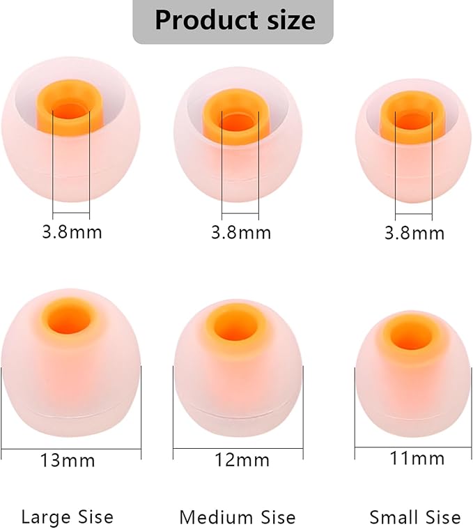 Earbud Replacement Tips Silicone Earbud Tips Earbud Covers Fit - Image 2