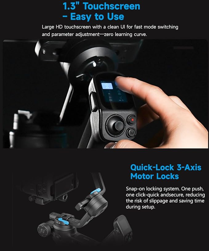 FeiyuTech SCORP 3 KIT Gimbal Stabilizer - Image 8