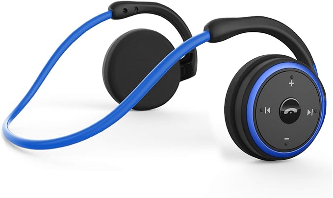Small Bluetooth Headphones Wrap Around Head by RTUSIA