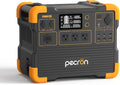 pecron Portable Power Station, E1500LFP Solar Generator 1536Wh, 2200W LiFePO4 by pecron