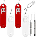 6 Pack SIM Card Removal Tool, Sim Card Tray Opening Tool Eject Pins Needle by IOUALEY