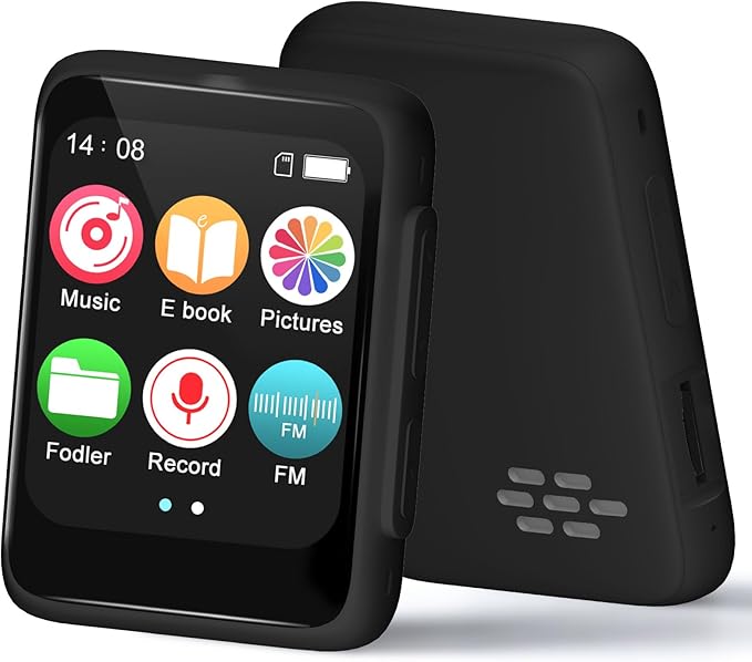 Kids MP3 Player with Bluetooth & Speaker, Simple Portable Music Player by Welcometovisit