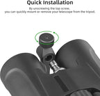 Binocular Tripod Adapter, Binocular Mount 1/4 Inch Threading Mount Aluminium - Image 4