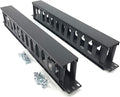 2 Pack 1U 12 Slot Horizontal Rack Mount Cable Management Organizer Plastic 19" by Followme
