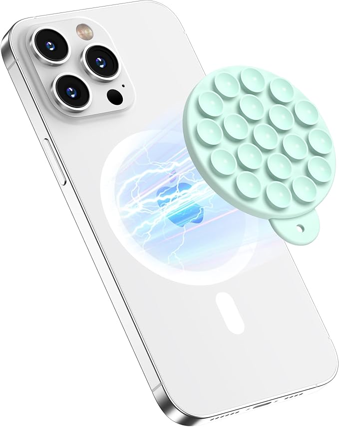 Magnetic Suction Cup Phone Mount by HSAOHD