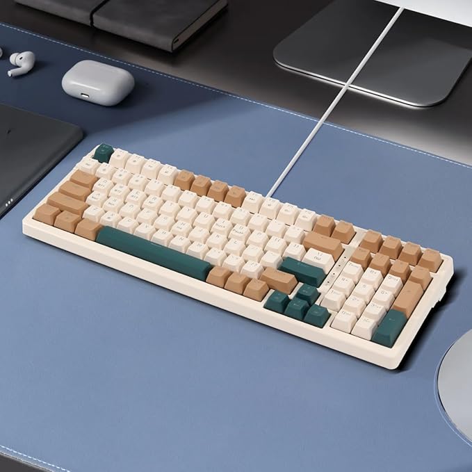 Merdia Wireless Mechanical Keyboard, Triple Mode 2.4G/USB-C/BT Gaming Keyboards - Image 2