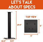 ECHOGEAR Universal Floor Speaker Stands - Image 9