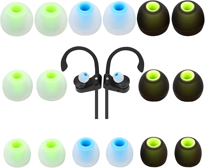 Earbud Tips Ear Bud Tips Soft Anti Slip Washable and Reusable Silicone by Unknown