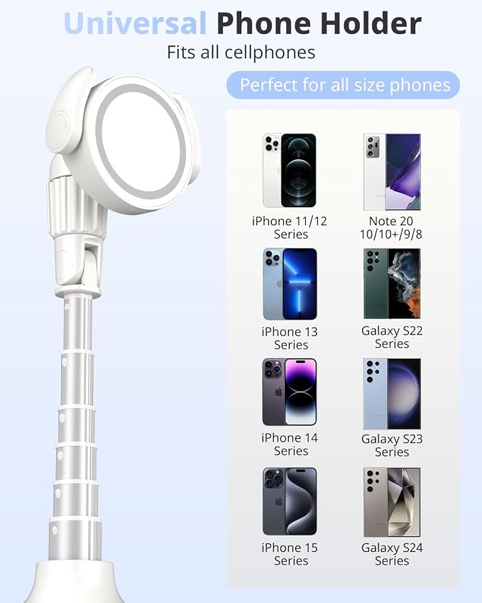 UBeesize 62'' Magnetic Selfie Stick Phone Tripod - Image 5