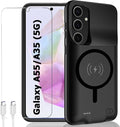 Battery Case for Galaxy A55/A35, Enhanced 12000mAh Portable Protective Smart by YINGYKJ
