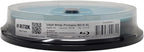 10 Pack Ritek BD-R XL BDXL 100GB Archival Grade Triple Layers 4X White Inkjet by Smartbuy