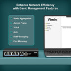 5 Port 2.5G Base-T Smart Web Ethernet Switch Managed - Image 6