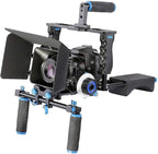Shoulder Rig Stabilizer Kit, Aluminum Alloy Camera Stabilizer Cage - Image 7