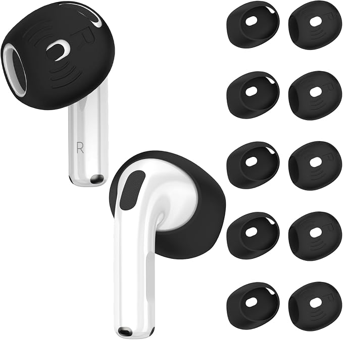 for AirPods 4 Ear Tips Covers Sport Anti Slip Anti Scratche Skin Soft Silicone by TUDIOW