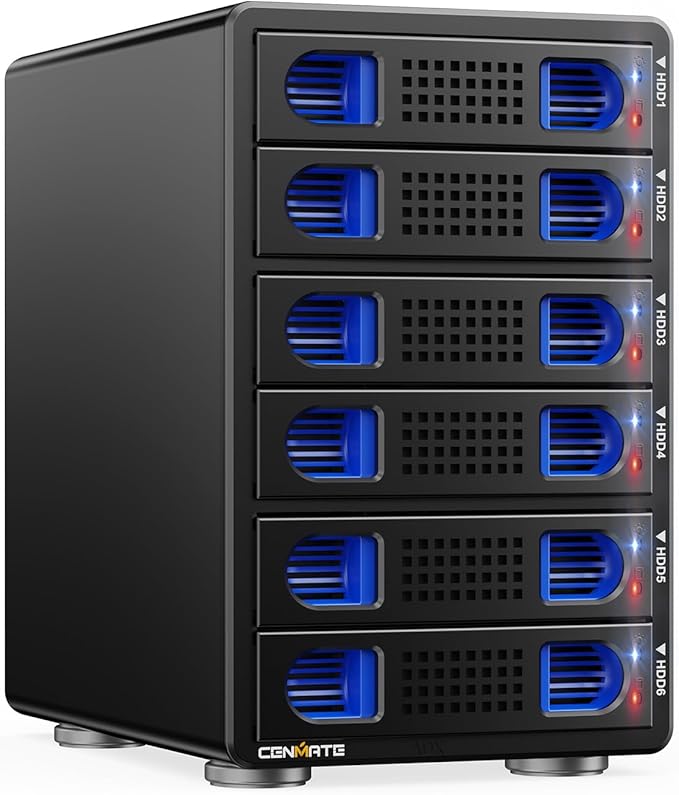 6 Bay Hard Drive Enclosure by Cenmate