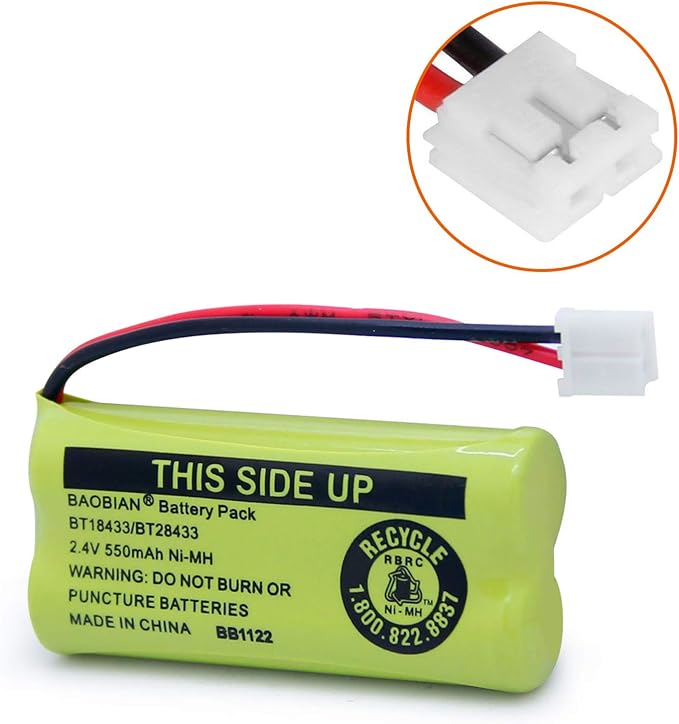 BT18433/BT28433 BT184342 BT284342 BT1011 BT-1011 Cordless Phone Battery CL80109 - Image 7