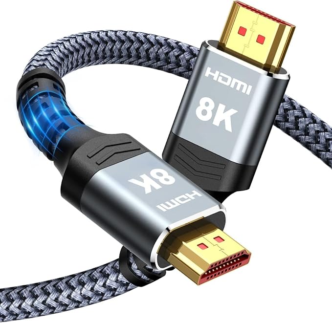 Highwings 8K HDMI Cable 4.99ft Total Length, 4.63ft Cable Length, Ultra High by Highwings