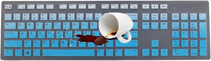 Keyboard Cover Skin for Dell KM636 KB216 KB216t KB216d KB216p Wired & Wireless - Image 7