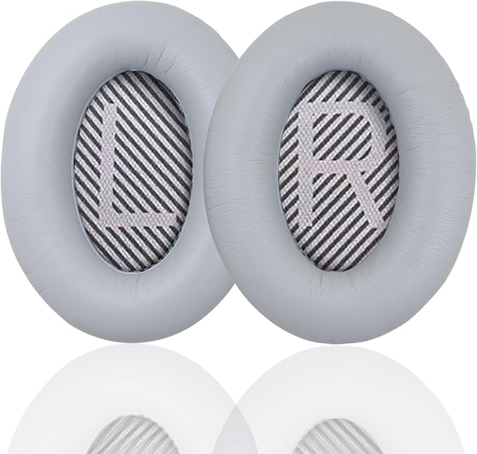 Ear Pads for Bose Quiet Comfort 35 Soft Protein Leather Replacement Earpads Ear by HidaArk