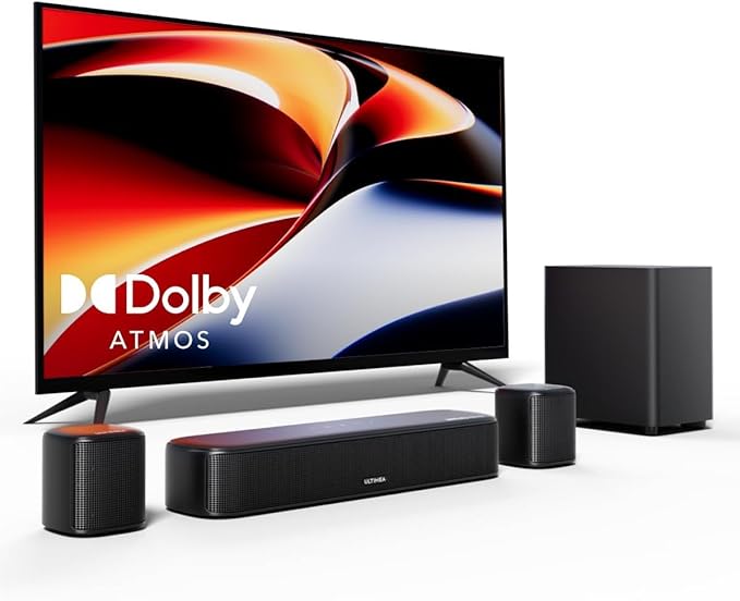 ULTIMEA 5.1ch Sound Bar with Dolby Atmos, Surround Sound System by ULTIMEA