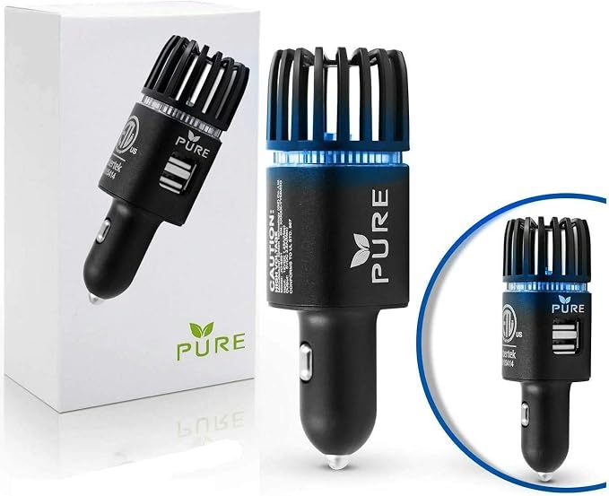 Car Air Purifier ARB Certified 3in1 Premium Stainless Steel Air Filter Ionizer - Image 2