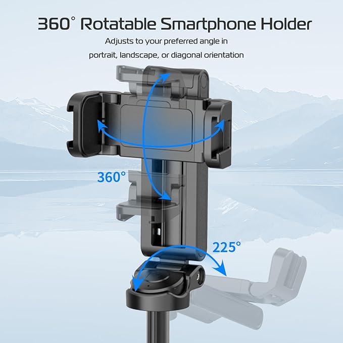 ULANZI JJ02 Selfie Stick Tripod, Extendable Grip Phone Tripod - Image 6