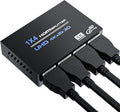 HDMI Splitter 1 in 4 Out 4K@30Hz, Powered 1x4 HDMI Video Splitter 4 Ports by ConnecttoEverything