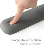 UnivoColors Design-Wave Keyboard Wrist Rest, Artificial Sheepskin+Memory - Image 3