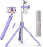 ATUMTEK 60" Selfie Stick Tripod, All-in-One Extendable Phone Tripod by ATUMTEK
