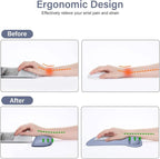 MOSISO Wrist Rest Support for Mouse Pad & Keyboard Set, Ergonomic Mousepad - Image 3