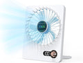 Mini Portable Fan, Silent Rechargeable Desk & Handheld by Unknown