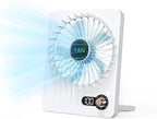 Mini Portable Fan, Silent Rechargeable Desk & Handheld by Unknown