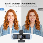 AUSDOM 4K Webcam, Autofocus Webcam - Image 2