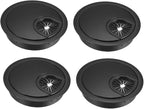 uxcell Cable Hole Cover, 2.4Inch/60mm Zinc Alloy Desk Wire Cord Cable Grommets by uxcell