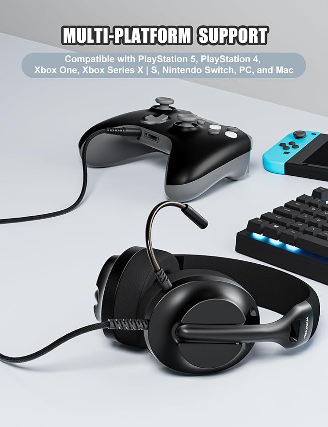 S30 Gaming Headset with Microphone, 198g Lightweight Design, Wired Gaming - Image 6