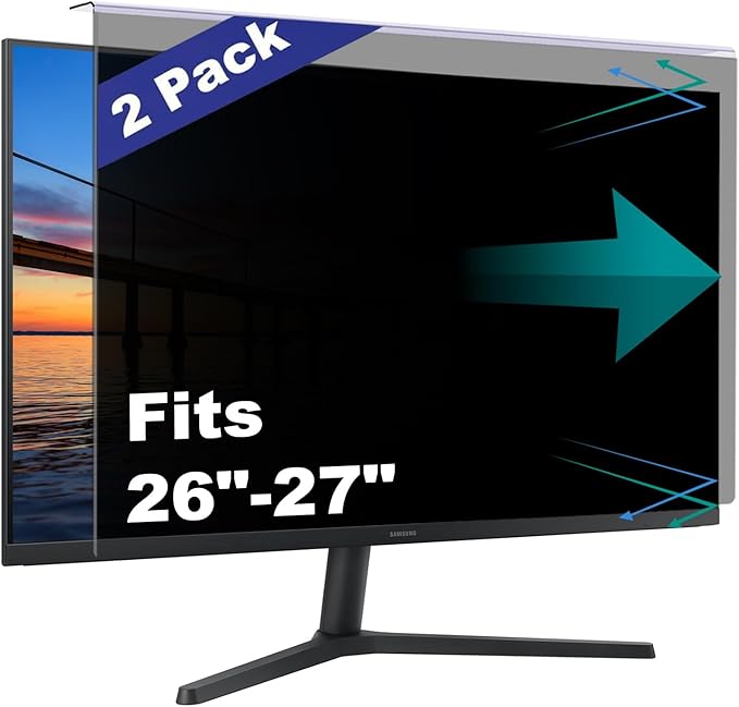 2 Pack Computer Privacy Screen Shield Compatible by Unknown