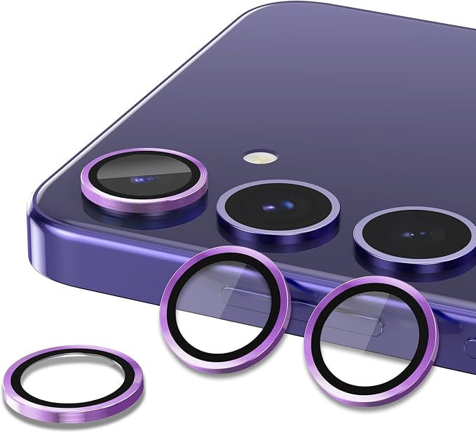 for Samsung Galaxy S24 Plus Camera Lens Protector, Individual Metal Ring - Image 2