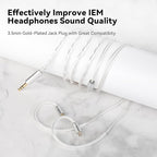 STA-K In Ear Monitor, EarAcoustic Audio HiFi Stereo Wired Earbuds, Hybrid Dual - Image 6