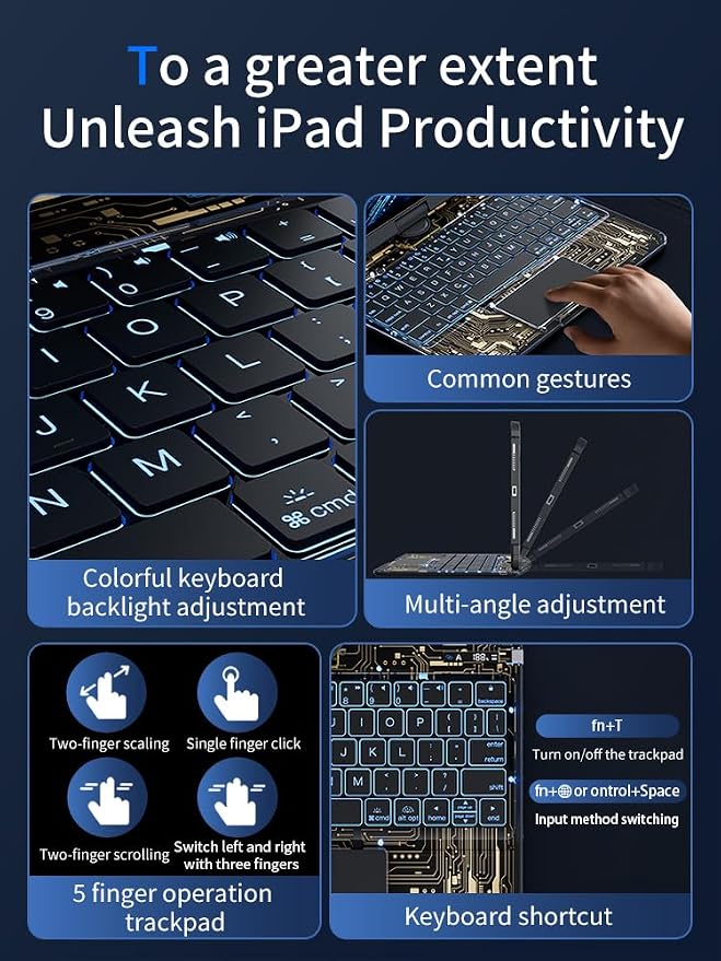 KARTICE Transparent 360 for iPad Keyboard case - Image 7