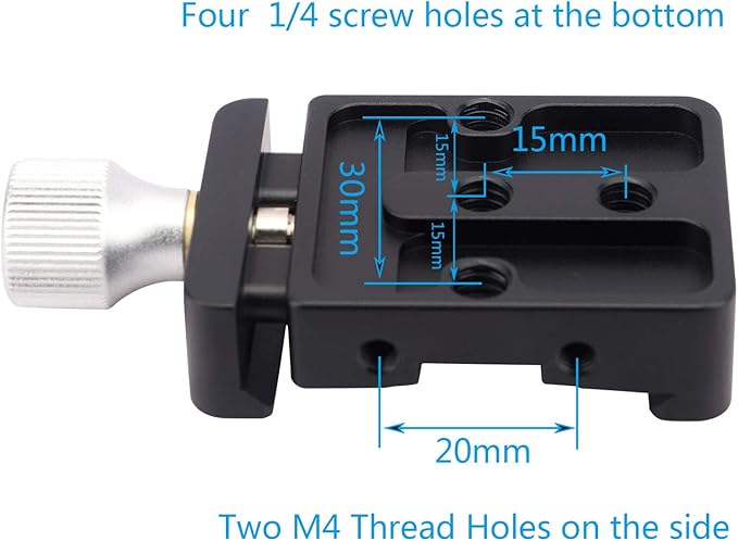 Haoge CP-40 DSLR and Mirrorless Quick Release Clamp - Image 7