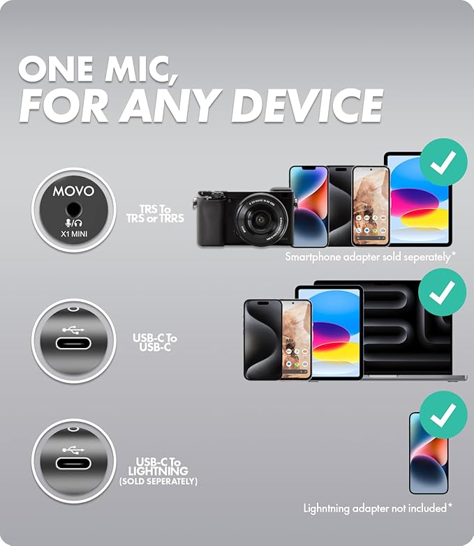 Movo X1-Mini Video Shotgun Mic for Camera - Image 5